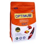 Optimum 3 in 1 Super Formula Fish Food for Carp, Goldfish and Cichlid Spirulina 12% Floating Type Small Pellet, 400 g