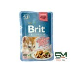 Brit Premium Cat Pouch with Chicken Fillets for Kitten
