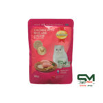 SMARTHEART CAT FOOD POUCH CHICKEN WITH RICE AND CHEESE 85G