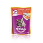 Wishkas Pouch-85g Mackerel &Salmon 1+
