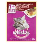 Whiskas Pouch-85g Grilled Saba 1+