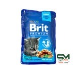 Brit Premium Kitten Cat Pouches with Chicken Chunks 100gm