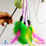 Feather Teaser Wand Cat Toy