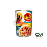 Hong Hong dog can food chunky beef flavor in gravy