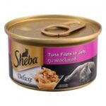 Sheba Deluxe Cat Food, Tuna Filets in Jelly - 85 gm