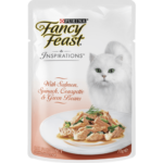 FANCY FEAST INSPIRATIONS SALMON, SPINACH, COURGETTE & GREEN BEANS ADULT WET CAT FOOD 70G