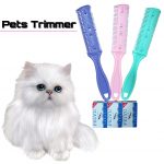 Manual Pet Hair Trimmer with Extra Blades and Comb Grooming Dog Cat Razor