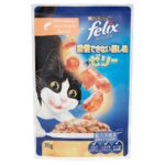 Purina Felix Sensation Jelly Salmon and Tomato Flavor in Wet Jelly for Adult Cats 1 Year and Up 70g