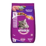 Whiskas Adult (+1 year) Dry Cat Food, Mackerel Flavour, 7kg