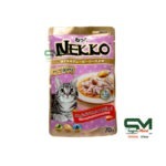 Nekko pouch Tuna topping Seabream in Gravy (70g)