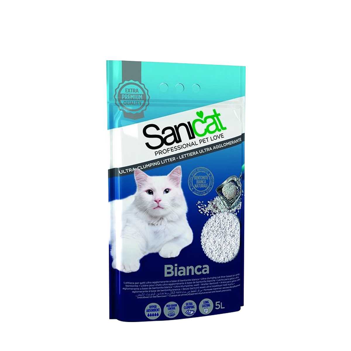 Комкующийся наполнитель Sanicat Clumping 20 л. Комкующийся наполнитель Sanicat Clumping 10 л. Комкующийся наполнитель Sanicat Bianca 5 л. Комкующийся наполнитель Sanicat Ultra 15 л.