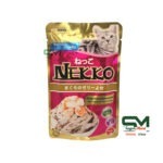 Nekko pouch Tuna Topping Shirmp and scallop 70g Jelly