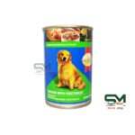 SmartHeart dog can food chicken and vegetable
