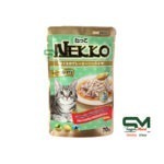 Nekko pouch Tuna topping Chicken in Gravy 70g