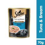 Sheba Tuna & Bream Pouch Wet Cat Food 70g