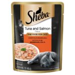 Sheba Tuna and Salmon Flavor Fine Food for Cats 70g