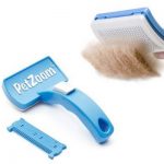 PetZoom Self Cleaning Grooming Brush for Cats & Dogs