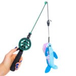 Fishing Pickle Feather toy for cat
