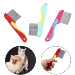 Dogs Cats Hair Removal Comb Stainless Steel Lice Comb