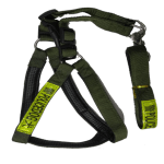 Police Dog harness with belt Small