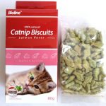 Bioline Catnip Biscuits Salmon Flavor Cat Food Snack 80gram