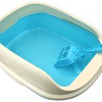 Cat Litter Box Large Size Colourfully with Free Scooper