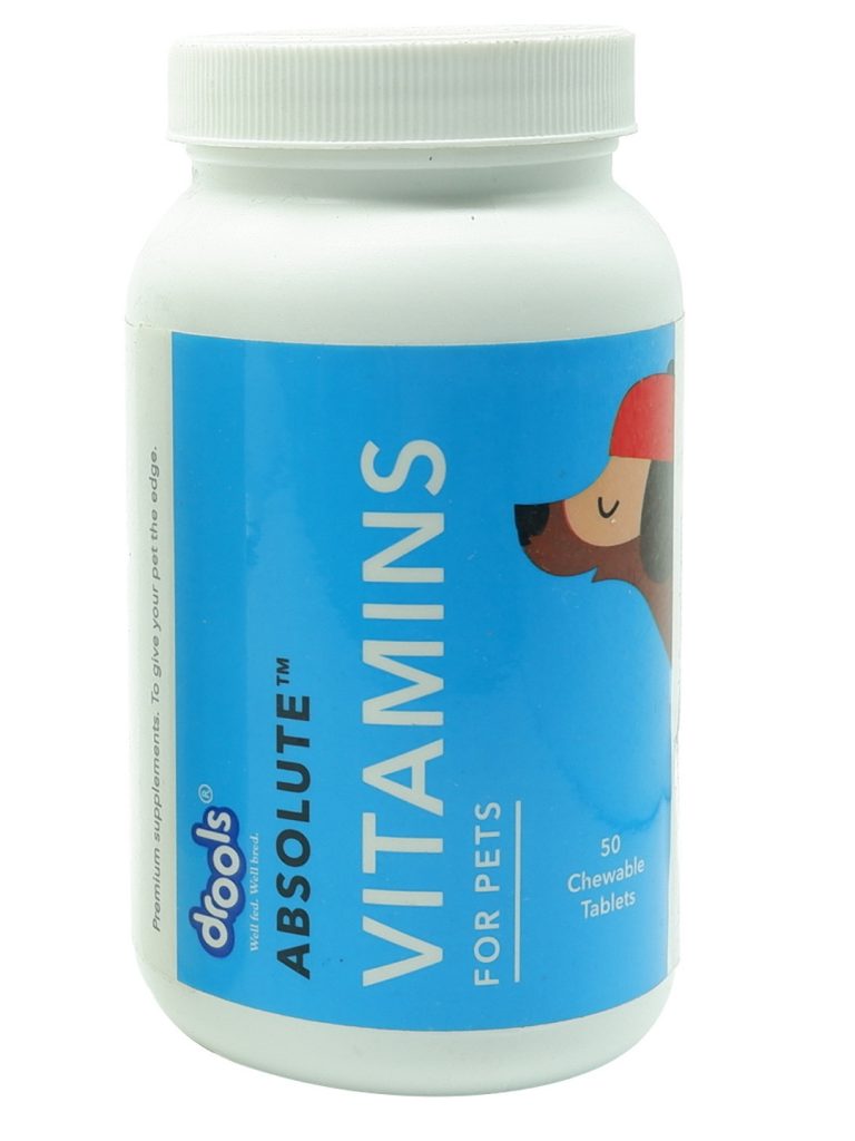 Drools Absolute VITAMINS For pets(Cats/Dogs Etc.)-50 chewable Tablets ...