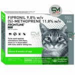 FRONTLINE Plus Spot On for Cats – Flea and Tick Protection- 3 Pipette