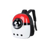 Pet Carrier Colourfully backPack- (Red+White)