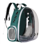 Portable Pet Cat, Dog, Puppy Backpack Travel Bag Round-Green Without Cap