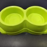 Pets Dubble Food Bowl Colourfully-Lemon