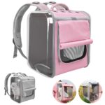 Pet Cat Carrier Backpack Breathable Cat Travel Outdoor Shoulder Bag