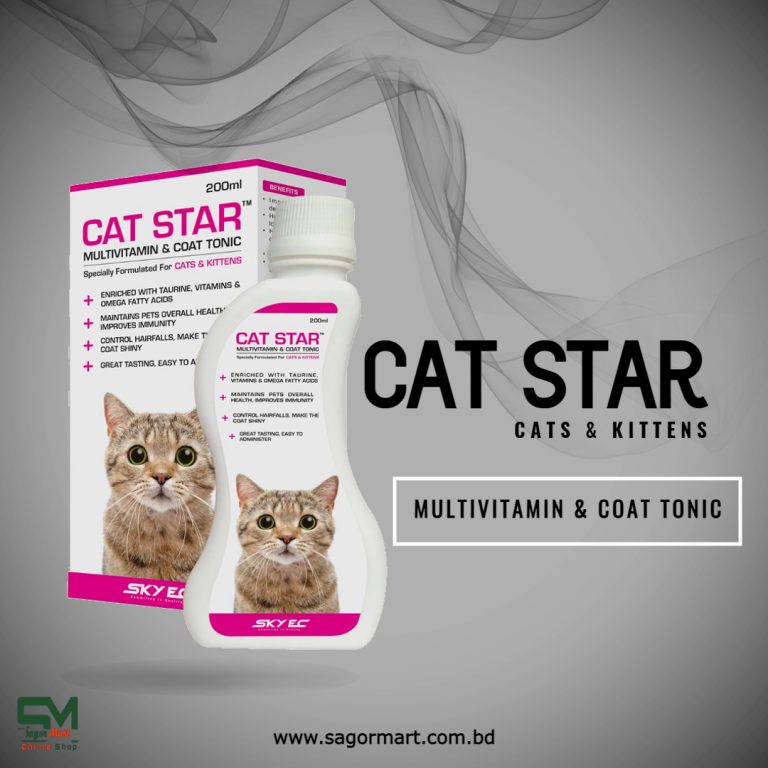 Supplements for Cats Cat Star® Multivitamin & Coat Tonic For Cats