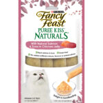 Fancy Feast Creamy Treat Puree Kiss Naturals (with Salmon & Tuna in Chicken Jelly)