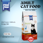 Paw Paw Adult Cat Food with Fish 500g