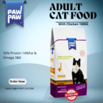 Paw Paw Adult Cat Food Chicken 1.5kg