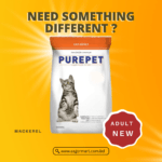 Purepet Adult Dry Cat Food Mackerel 1kg