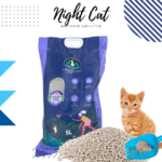 Night Cat Bentonite Cat Litter 5L Lavender