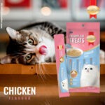 SmartHeart Creamy Cat Treats Chicken Cat Snacks 15gX4pcs 60gm.