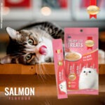 SmartHeart Creamy Cat Treats Salmon 15gX4pcs 60gm.
