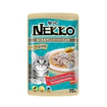 Nekko Pouch Tuna topping Shirasu in Gravy (70gm)