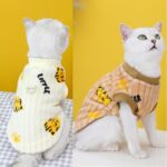 Sleeveless Tshirt for Pet Cat | Winter Dress | Comfortable cat Dress | Medium Size