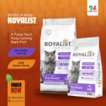 Royalist Adult Dry Cat Food Special Selection Sterilised Salmon Flavour | 15kg