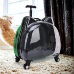 Pet Trolley Case | Carrier Cats Dogs Breathable Rolling Luggage Bag | Carry Bag