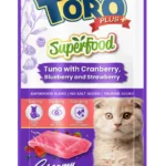 Toro Plus Superfood Cat Treat - Tuna with Cranberry, Blueberry, and Strawberry (14g x 5 pcs)