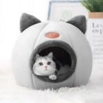 Cat round Houses Winter Warm Comfortable Cat, rabbit and puppy cave Pets Cat Sleeping Bed and House.