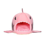 Shark Cat House Pet Soft Bed Basket Dog Cushion Cute Katten Tent -Small Pnik