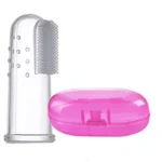 Pet Finger Toothbrush Silicone Teeth Care Dog Cat Cleaning Brush