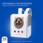 Pet Spaceship Cat Carrier 3 Side Ventilated Backpack Travel Bag