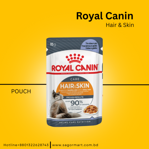 Royal Canin Cat Hair & Skin Loaf 85G Single Pouch